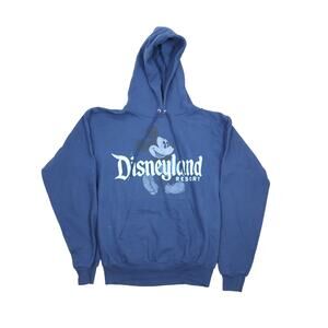 Disneyland navy blue Mickey Mouse graphic hooded sweatshirt S
